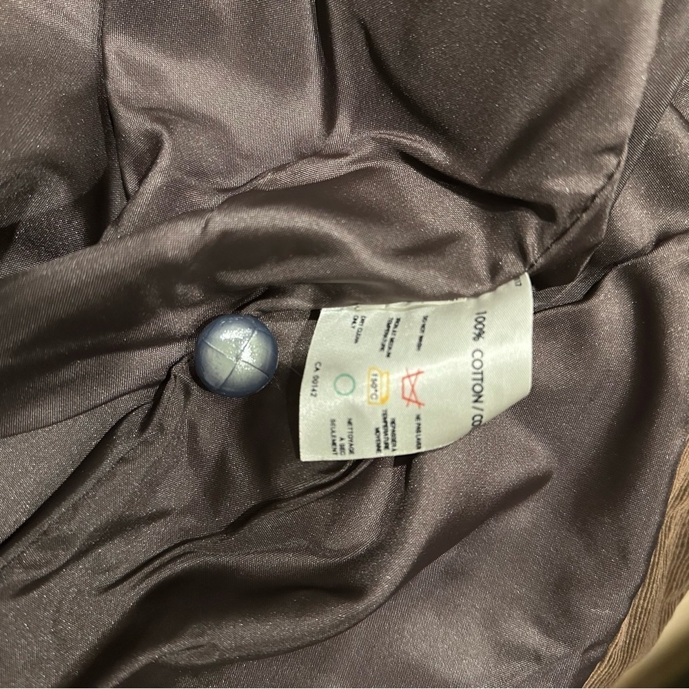 Alia | women's xsmall dark chocolate brown jacket blazer with buttons and pocket - Picture 6 of 7